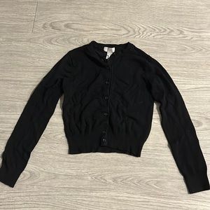 Black Button Down Sweater